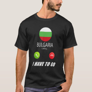 Camiseta Bulgária Bandeira Souvenir Bulgária Está Chamando