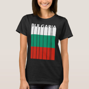Camiseta Bulgária Férias Bandeira Vintage Búlgara