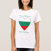 Bulgária Flag Sweetheart T-Shirt