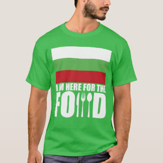 Camiseta Bulgária souvenir comida viagem retrô