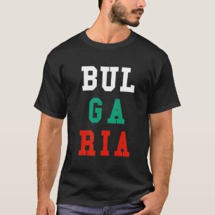 Camiseta Bulgária Viagem Sófia Bulgária Balcãs Bandeira Búl