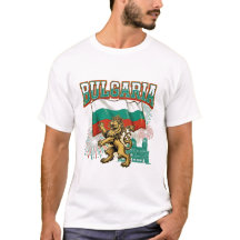 Bulgarian Patriotic Lion with Flag and Fireworks