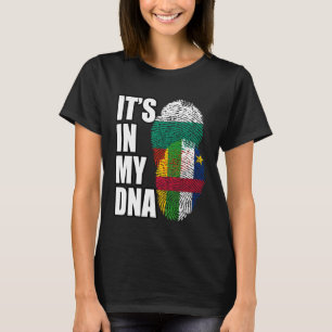 Camiseta Búlgaro E Centro-Africano Mistura De DNA Bandeira