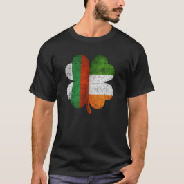 Camiseta Búlgaro irlandês Shamrock Bulgária Irlanda Flag
