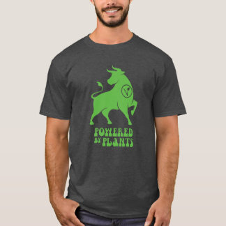 Camiseta Bull Alimentado Por Plantas