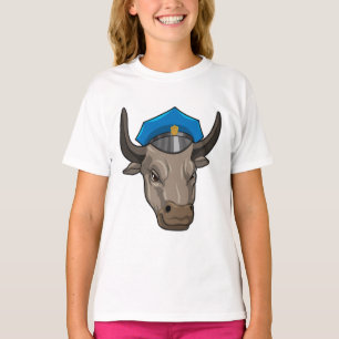 Camiseta Bull como agente policial