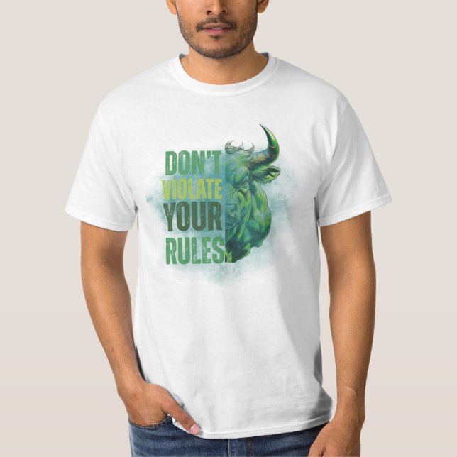 Camiseta Bull design | Reminder | Motivation (Frente)