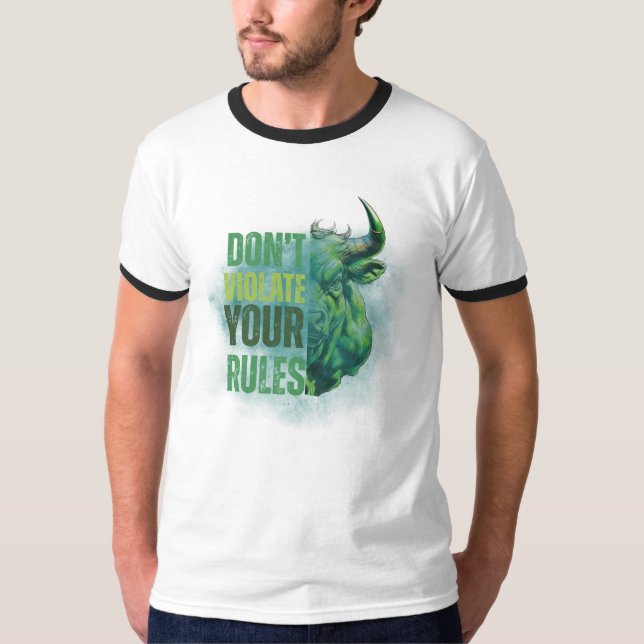 Camiseta Bull design | Reminder | Motivation (Frente)