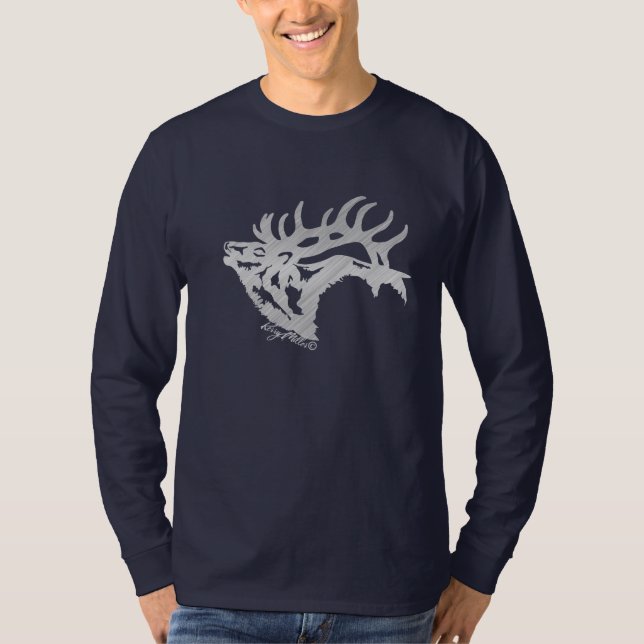 Camiseta Bull Elk Hoodie (Frente)
