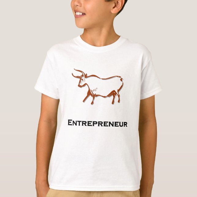 Camiseta Bull Entrepreneur Brown (Frente)
