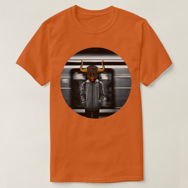 Camiseta Bull Estação de Comboio (Frente do Design)