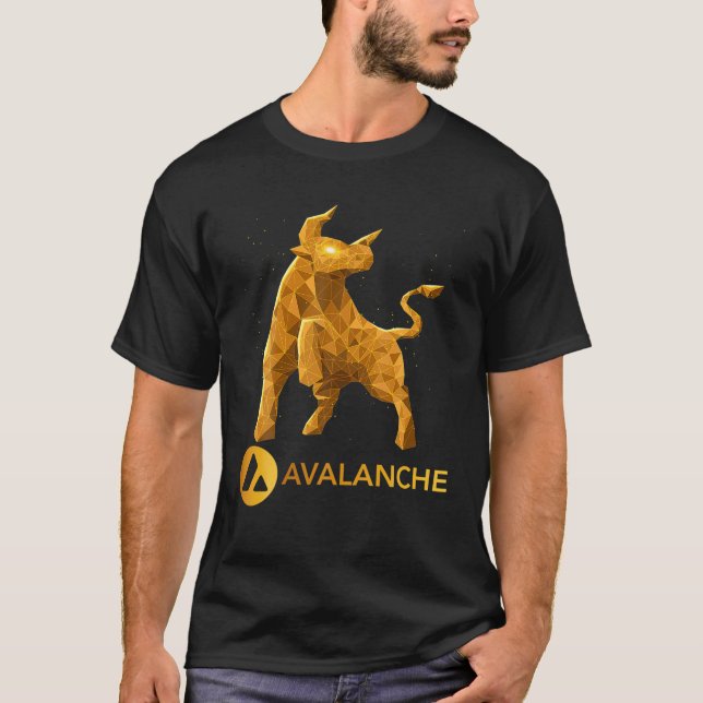 Camiseta Bull Market Avalanche AVAX Coin To The Moon Crypto (Frente)