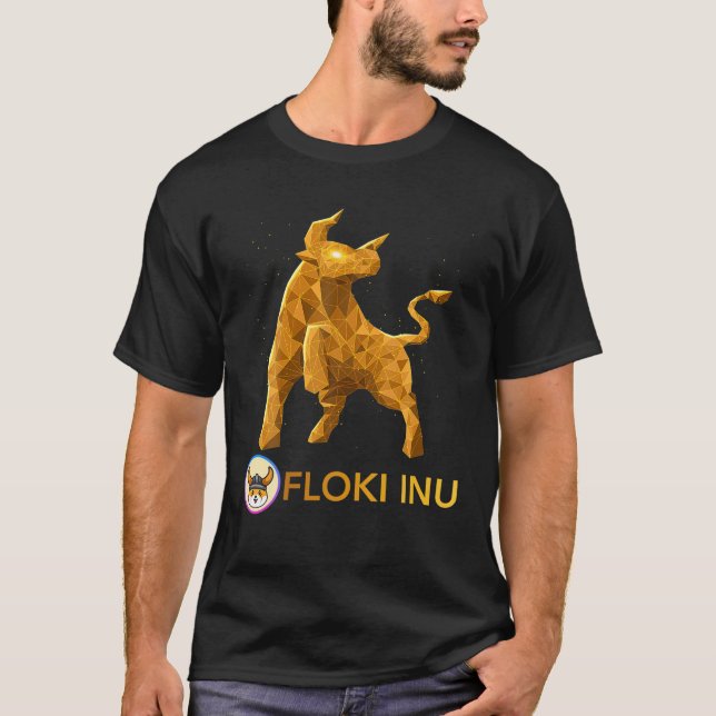Camiseta Bull Market Floki Inu Moin To Moon Crypto Toke (Frente)
