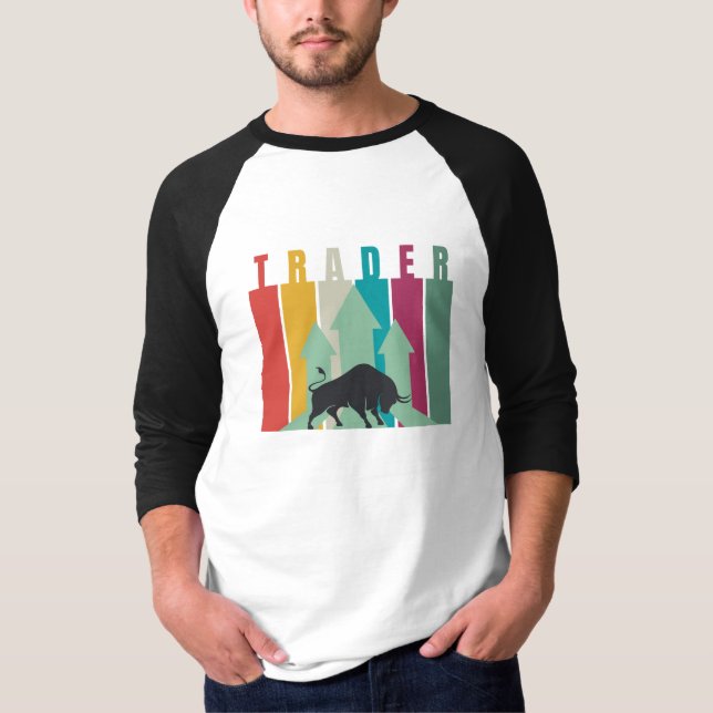 Camiseta Bull market Trader | Simple design  (Frente)