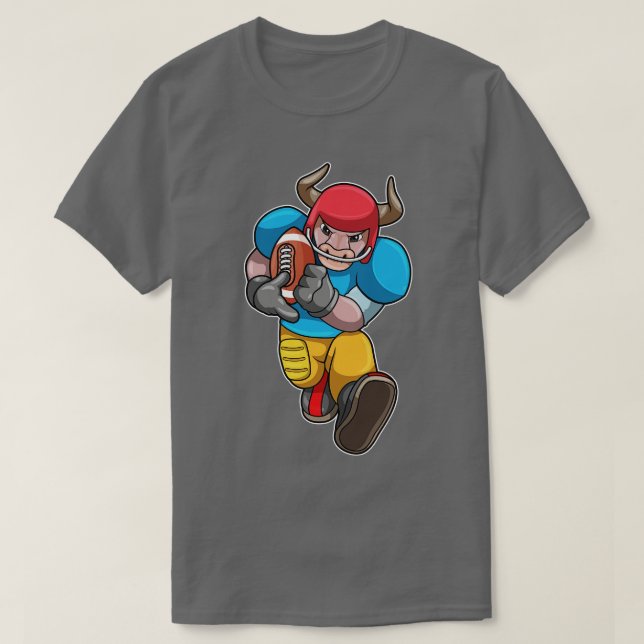 Camiseta Bull no Esporte com Helmet (Frente do Design)