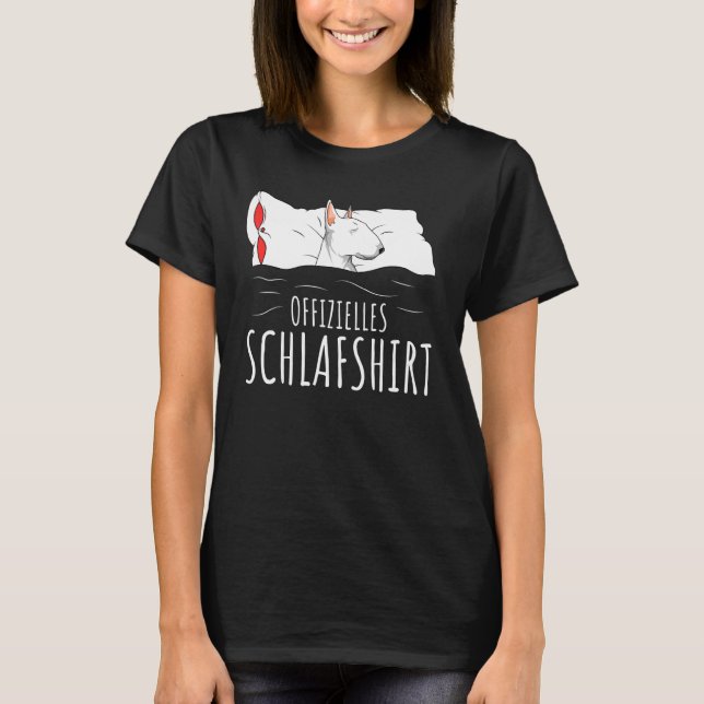 Camiseta Bull Oficial Terrier Dog Ideia do Sono (Frente)