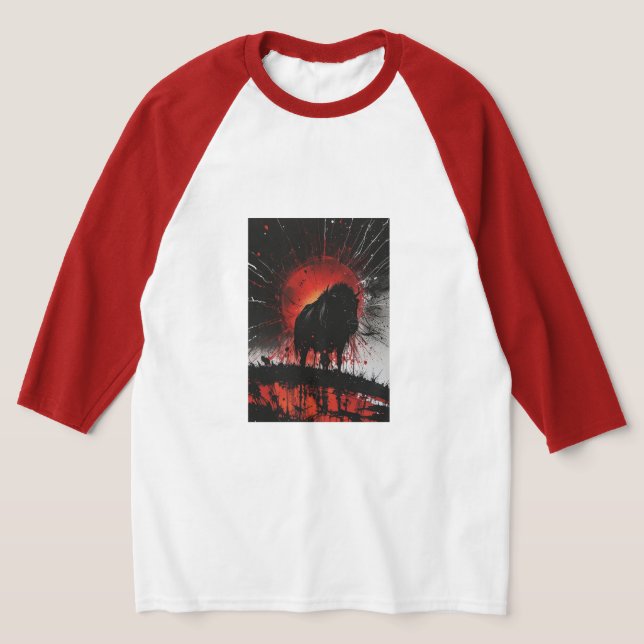 Camiseta Bull Raglan T-Shirt (Postura )