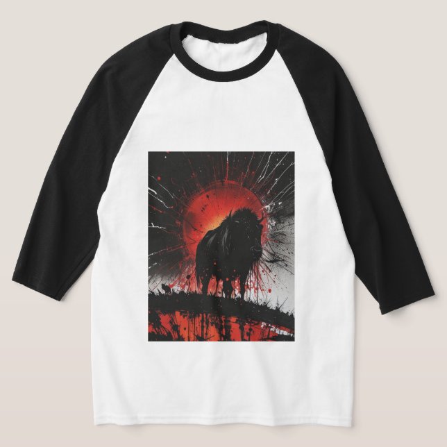 Camiseta Bull Raglan T-Shirt (Postura )