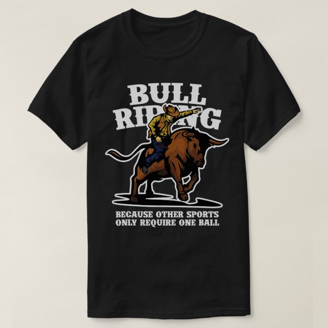 Camiseta Bull Rider Country Cowboy (Frente do Design)
