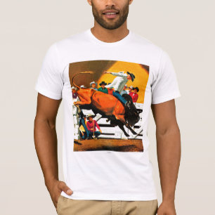 Camiseta Bull Riding by Fred Ludekens