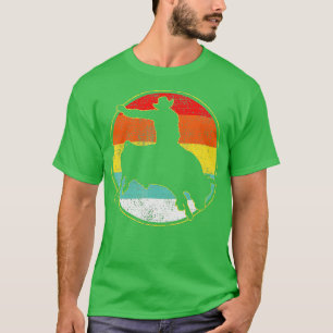 Camiseta Bull Riding Cowboy Western Tee Vintage