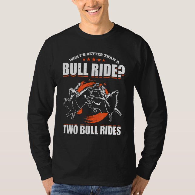 Camiseta Bull Riding For Bull Rider Rodeo Athlete Future Bu (Frente)