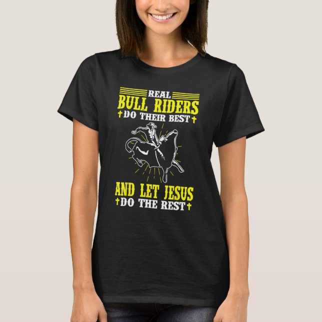 Camiseta Bull Riding For Bull Rider Rodeo Athlete Future Bu (Frente)
