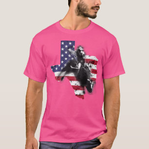 Camiseta Bull Riding For Men Texas Ranch Rider America Cowb