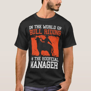 Camiseta Bull Riding Manager Bucking Rodeo Sport