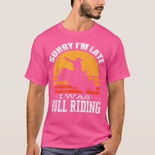Camiseta Bull Riding Rodeo Sport Cowboy Bull Rider Me Descu