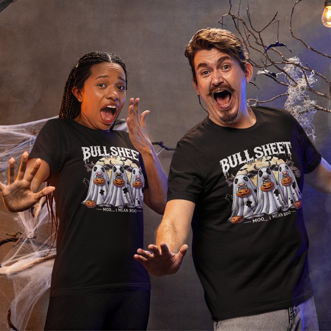 Camiseta Bull Sheet moo Funny Bulls Halloween Adulto (Bull Sheet moo Funny bulls Halloween adult T-Shirt)