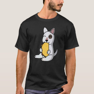 Camiseta Bull Terrier Comendo Um Cão De Taco