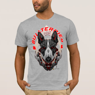 Camiseta BULL TERRIER Cyberpunk Samurai Elite