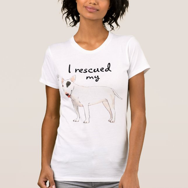 Camiseta Bull Terrier de resgate (Frente)