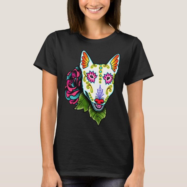 Camiseta Bull Terrier - Dia do Cachorro do Céu do Açúcar Mo (Frente)