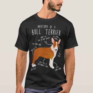 Camiseta Bull Terrier Dog Anatomia 2