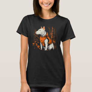 Camiseta Bull Terrier Hunter sobre a caça à grandeza da Ter
