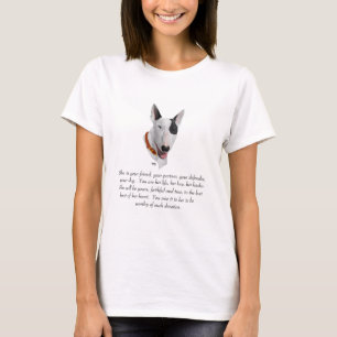Camiseta Bull Terrier Keepsasaem, Cão fêmea