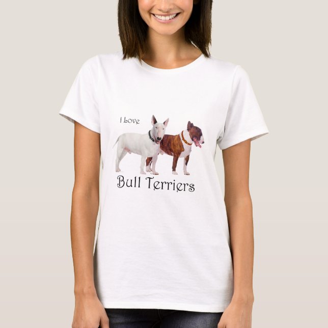 Camiseta Bull Terrier Love (Frente)