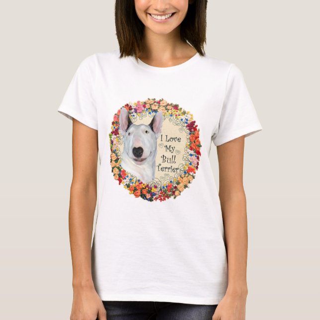 Camiseta Bull Terrier Love (Frente)
