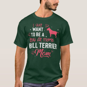 Camiseta Bull Terrier Mãe Proprietário de Cachorro