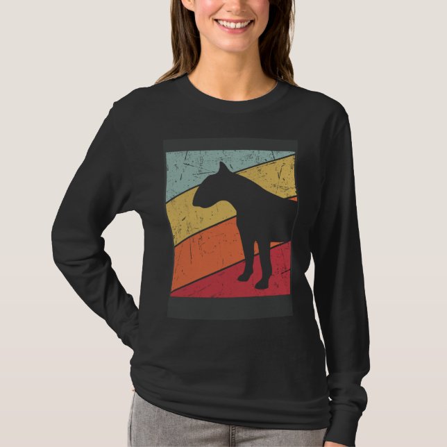 Camiseta Bull Terrier  Men Women Miniature Bull Terrier Vin (Frente)