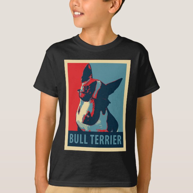 Camiseta Bull Terrier Partiody Política (Frente)