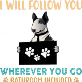 Camiseta Bull Terrier Personal Stalker