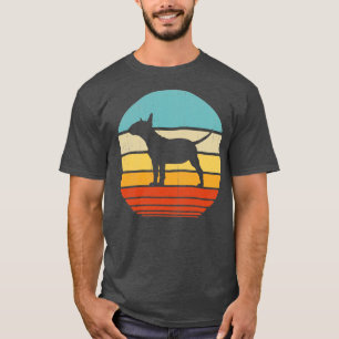 Camiseta Bull Terrier Retro Vintage 60s 70s Sunset for Men