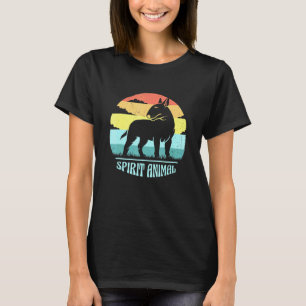 Camiseta Bull Terrier Spirit Vintage Retro Sunset Do