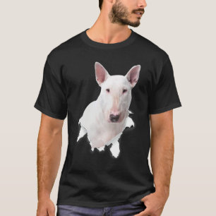 Camiseta Bull Terrier Tecido Rasgado Para Cachorro Mãe de C