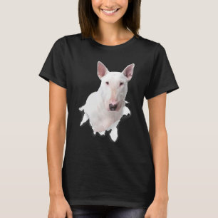 Camiseta Bull Terrier Tecido Rasgado Para Cachorro Mãe de C