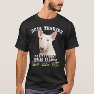 Camiseta Bull Terrier White Professional Formador Humano