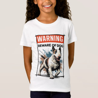 Camiseta Bull Terriers Inglês: Cuidado com o Cão